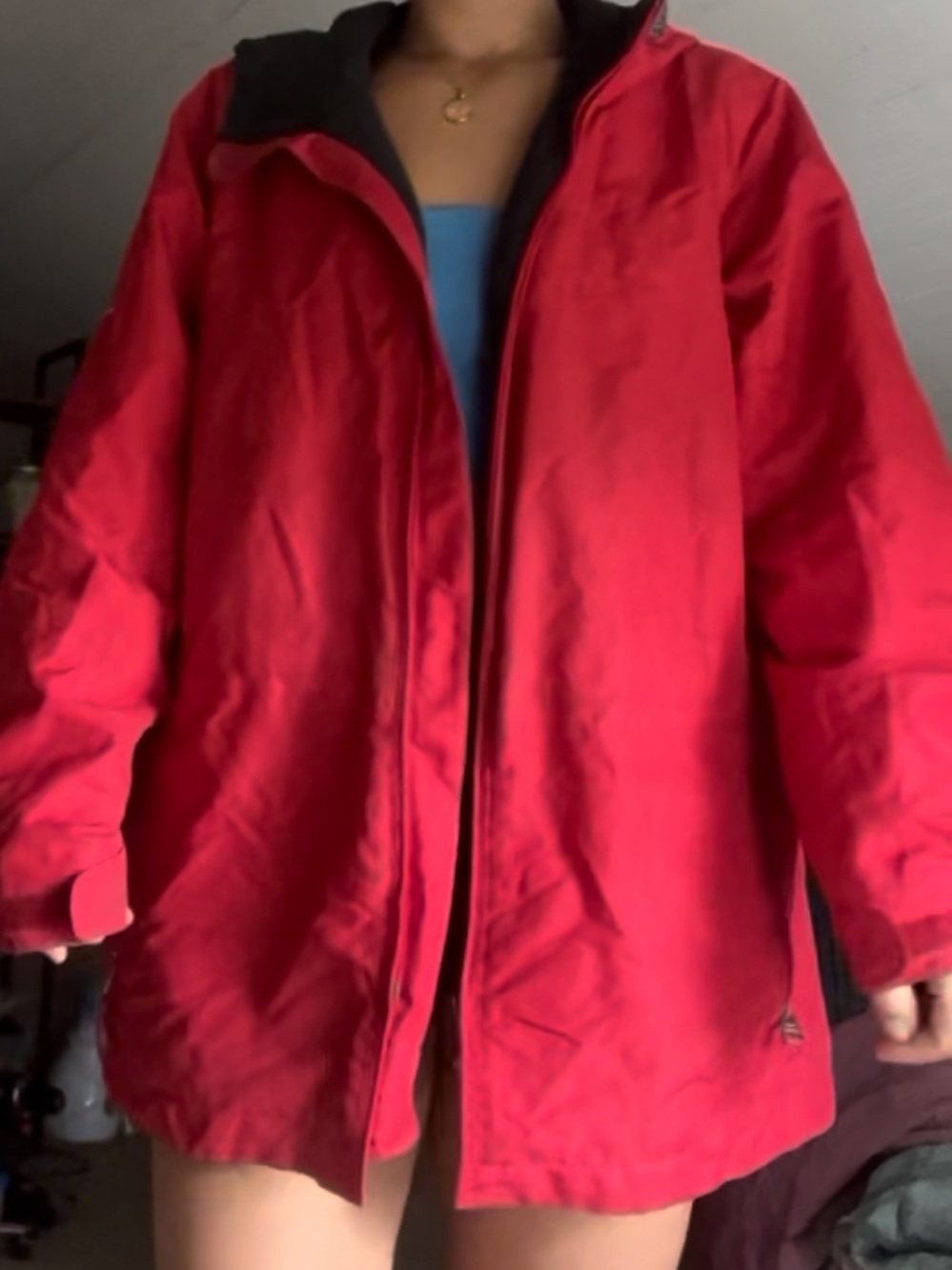Pacific Trail Red Hooded Ski Jacket